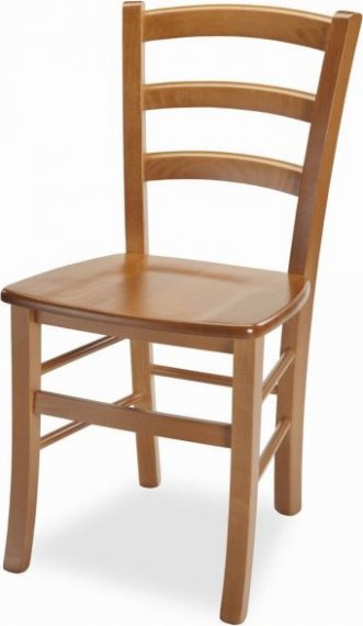 MIKO Dřevěná židle Venezia - masiv Tmavě hnědá