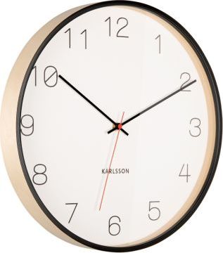 Designové nástěnné hodiny 5926BK  40cm