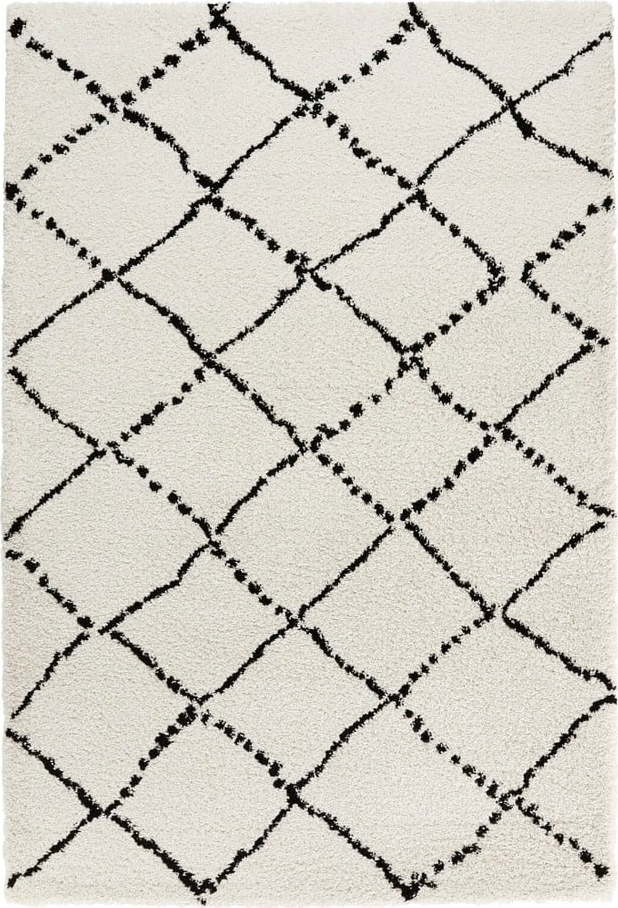 Béžovo-černý koberec Mint Rugs Hash, 80 x 150 cm