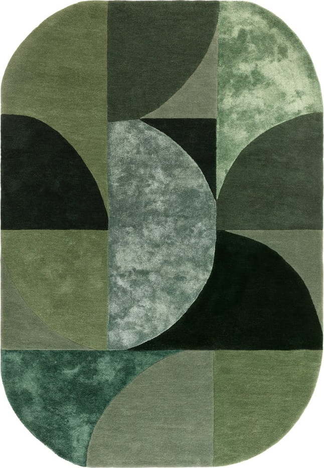 Tmavě zelený vlněný koberec 160x230 cm Forest – Asiatic Carpets