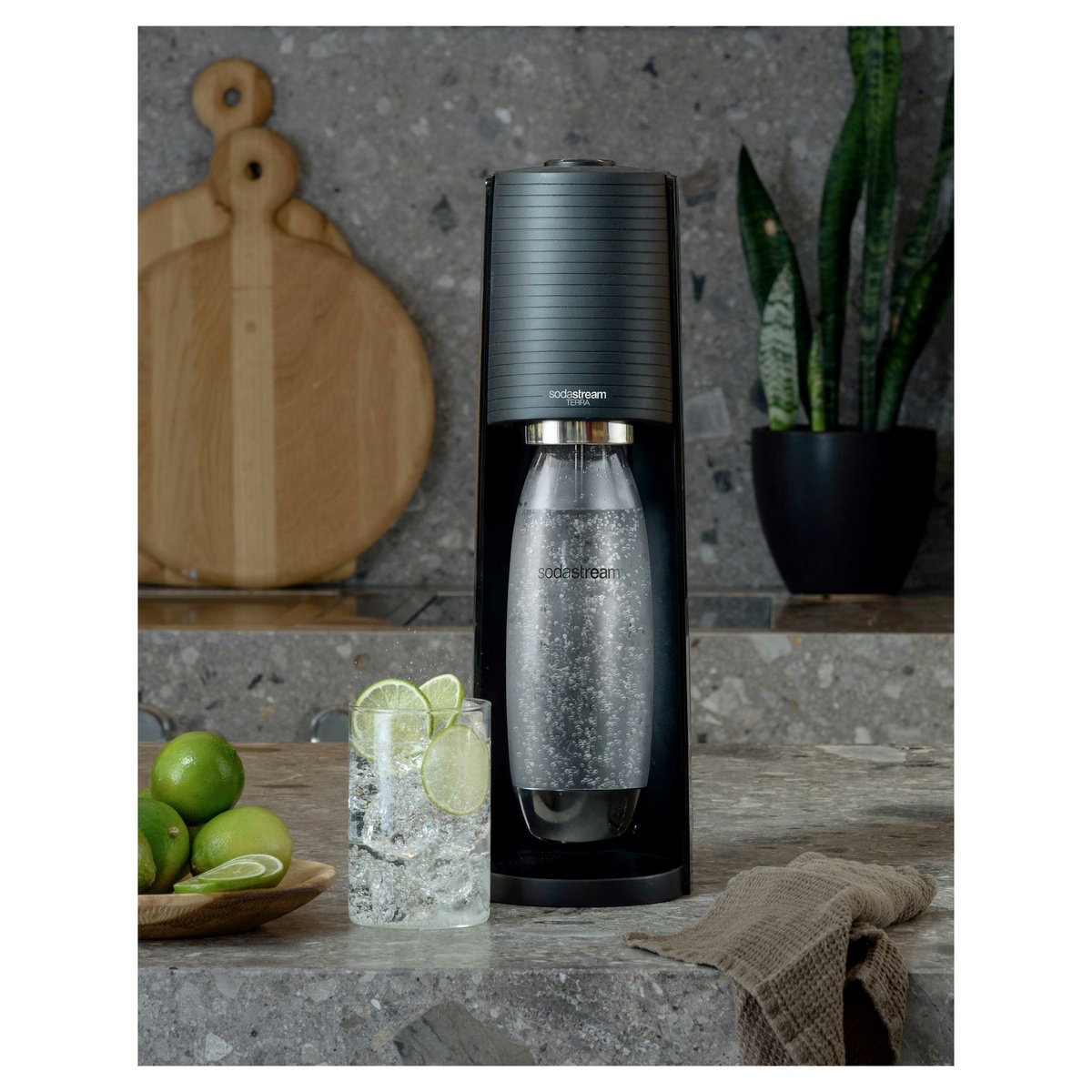 SodaStream Terra Black výrobník perlivé vody