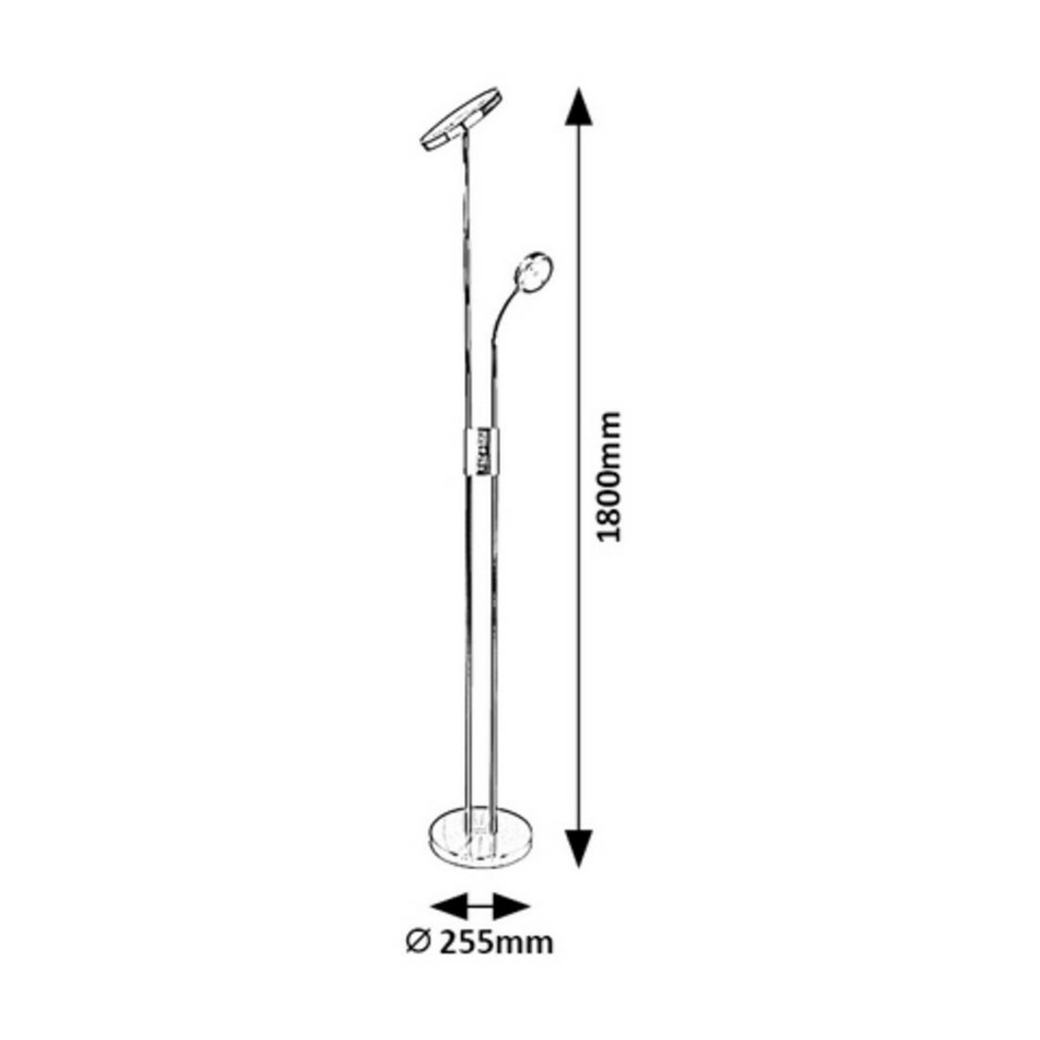 Rabalux RL3240 stojací podlahová LED lampa