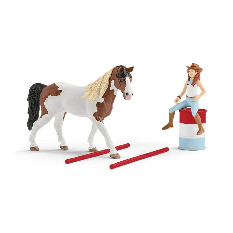 Schleich 42441 Hannah a jezdecká sada na western