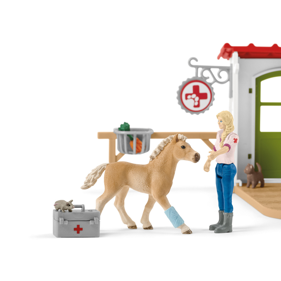 Schleich 42502 Veterinární ordinace pro domácí zvířata