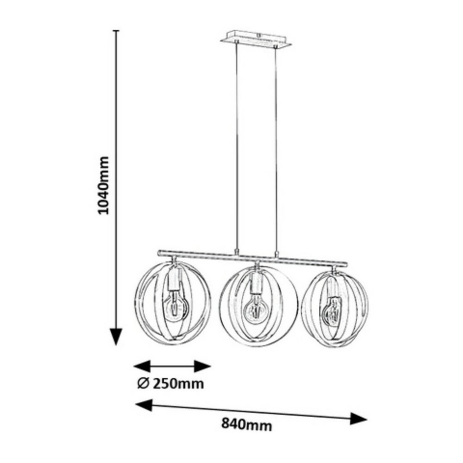Rabalux 5361 závěsný moderní lustr