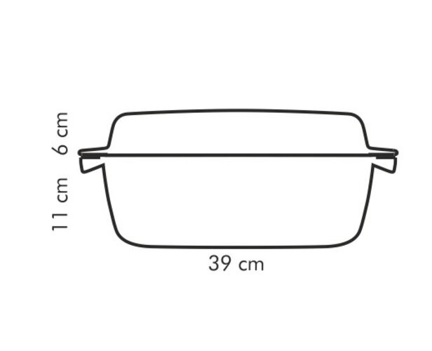 Tescoma PREMIUM pekáč s poklopem 39 x 22 cm