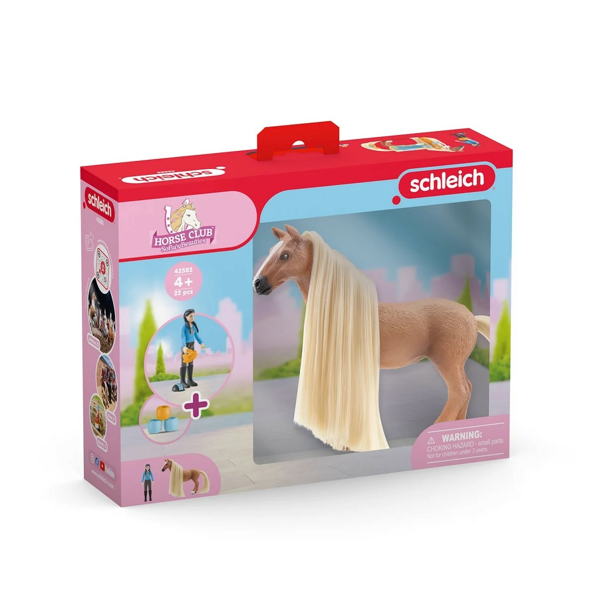 Schleich 42585 Startovací sada Kim a Caramelo, 18,7 x 24,5 x 6 cm