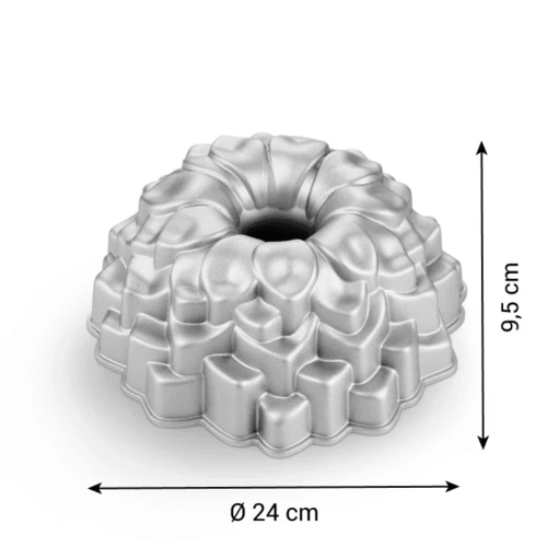 Tescoma Forma bábovka vysoká DELÍCIA ¤ 24 cm, pivoňka