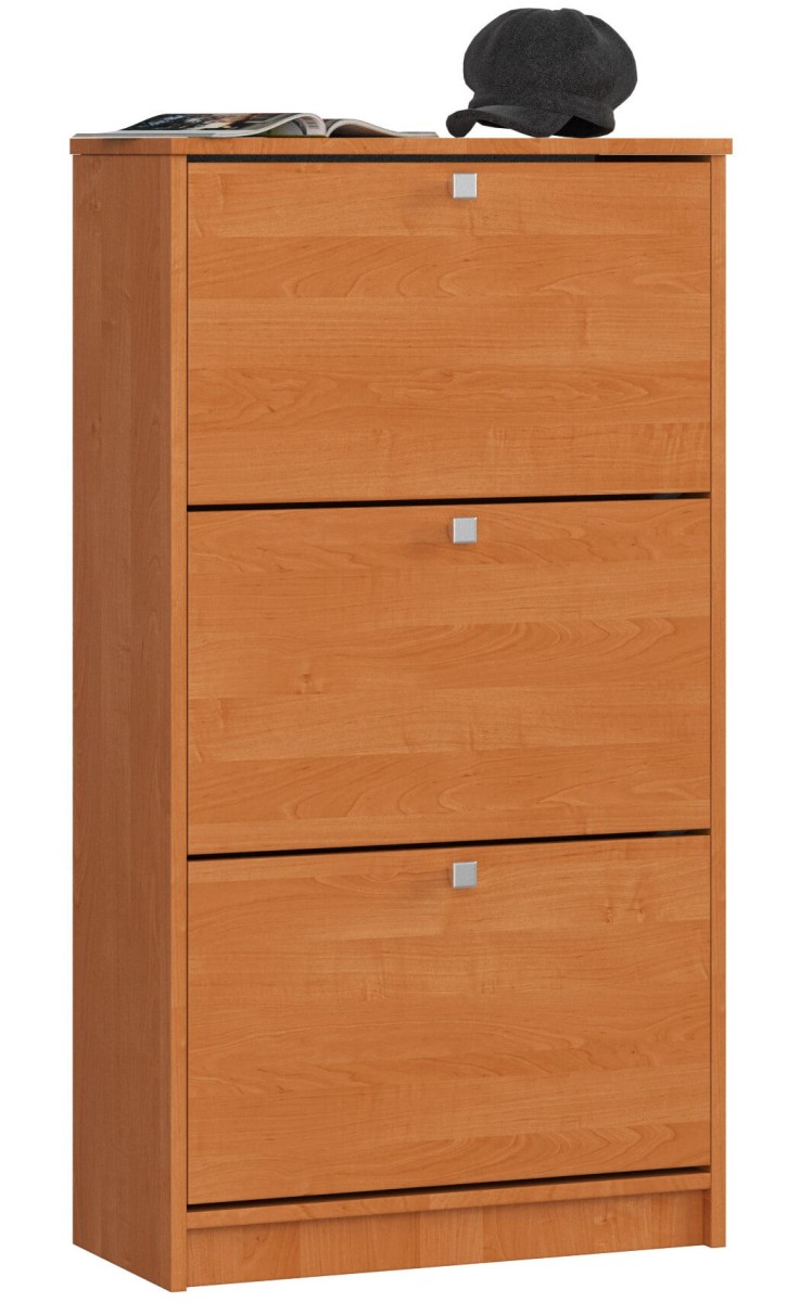 Ak furniture Botník Marienne 60 cm - 3 dvířka olše