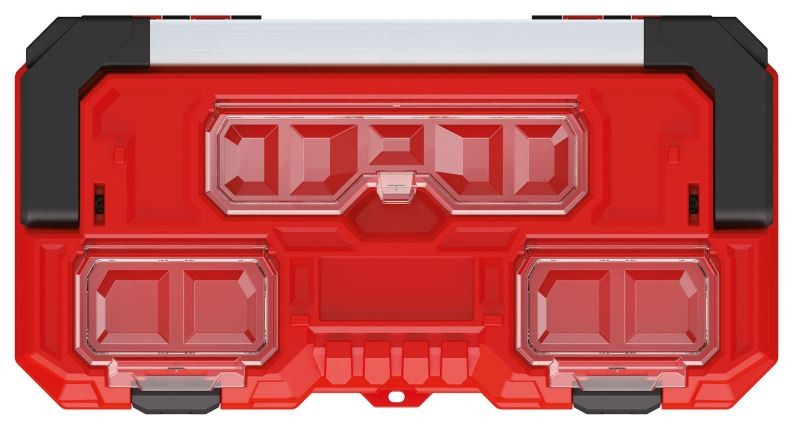 Prosperplast Kufr na nářadí TITANIO černo-červený, varianta 75,2 cm