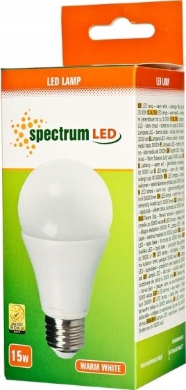 Spectrum LED LED žárovka GLS 15W E27 teplá bílá