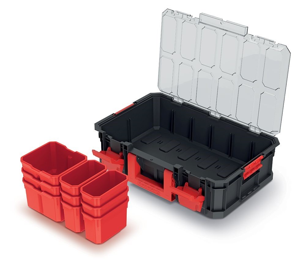 Prosperplast Organizér MODIXX 51,7 x 33,1 x 13,4 cm černo-červený