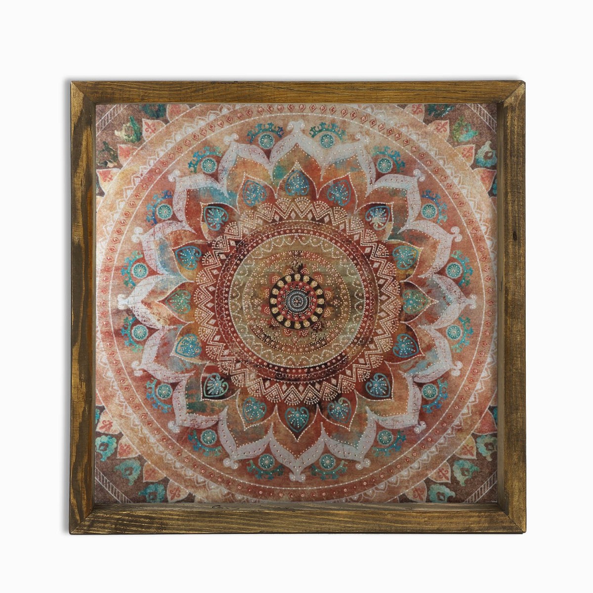 Wallity Nástěnný obraz Mandala 33x33 cm vícebarevný