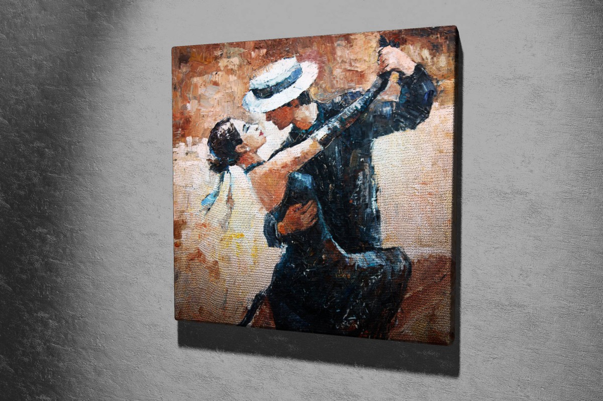 Wallity Obraz na plátně Dancers in love KC013 45x45 cm