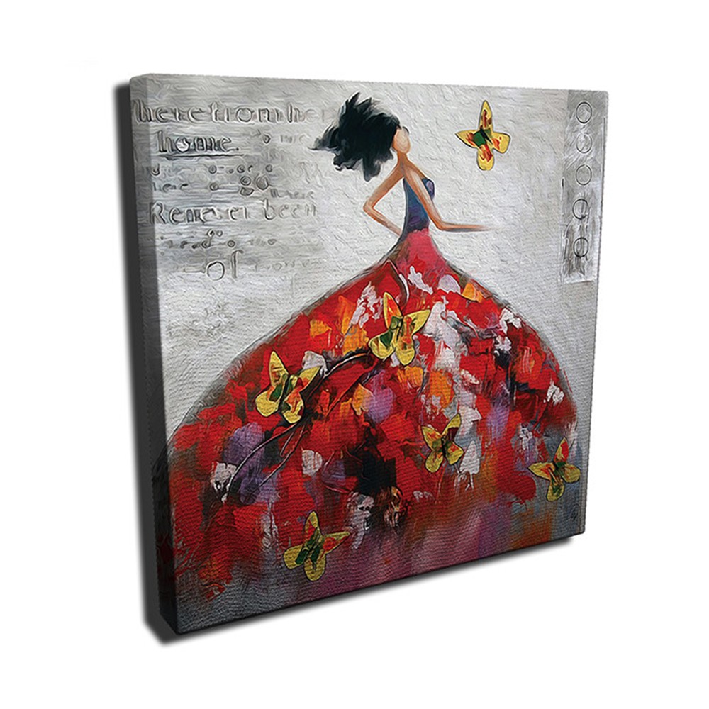 Wallity Obraz na plátně Running beauty KC130 45x45 cm