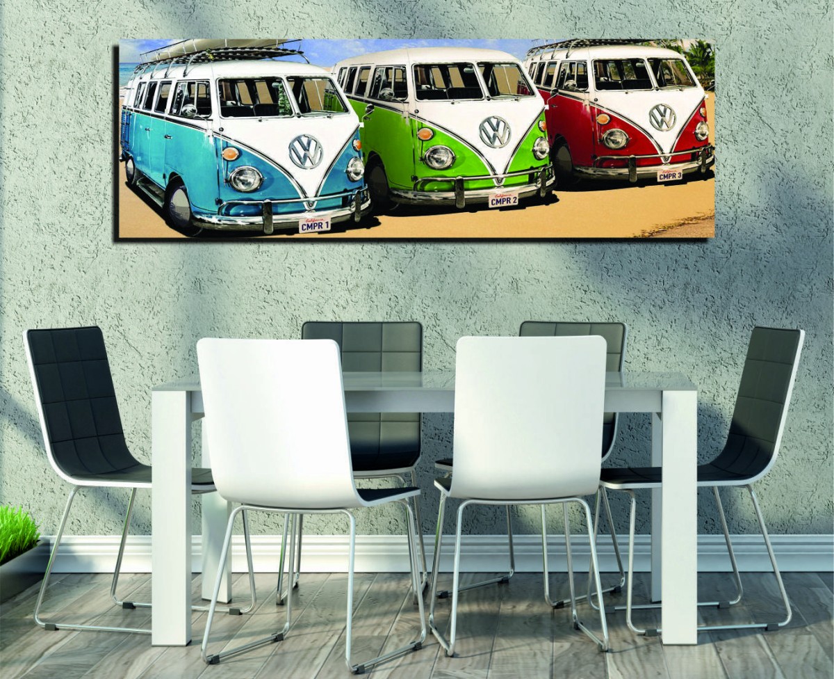 Wallity Obraz na plátně Volkswagen heaven PC013 30x80 cm