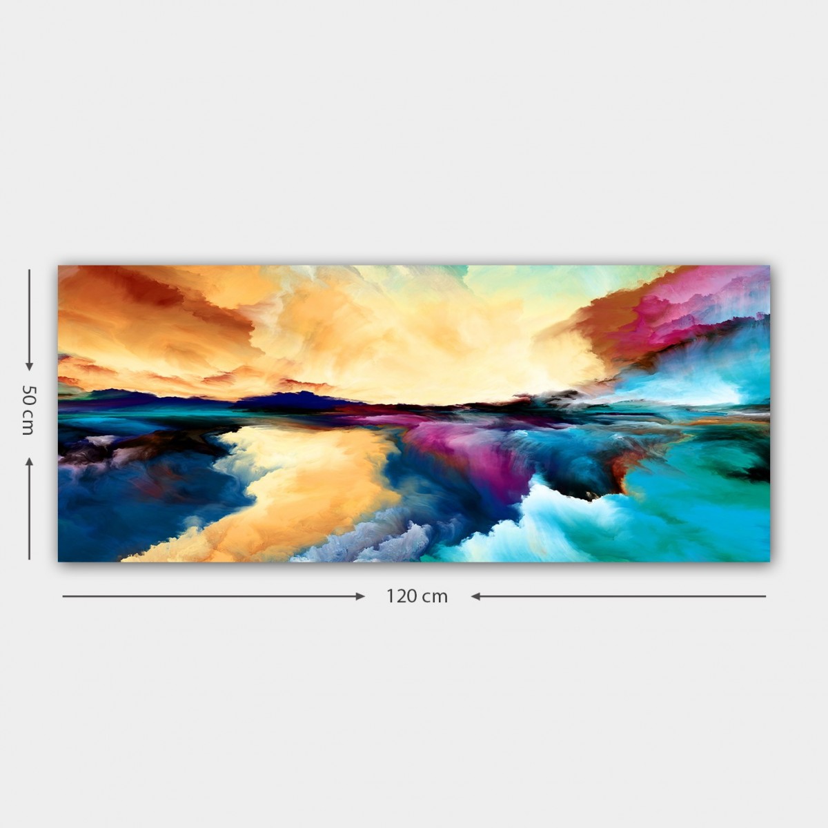 Hanah Home Obraz Oblaka 120x50 cm