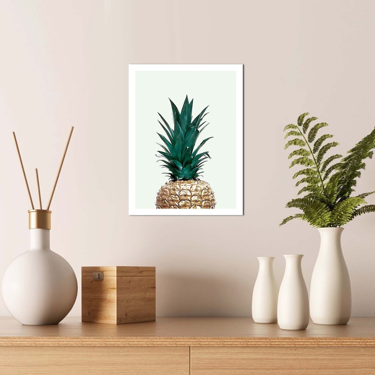 Wallity Obraz PINEAPPLE 30 x 40 cm