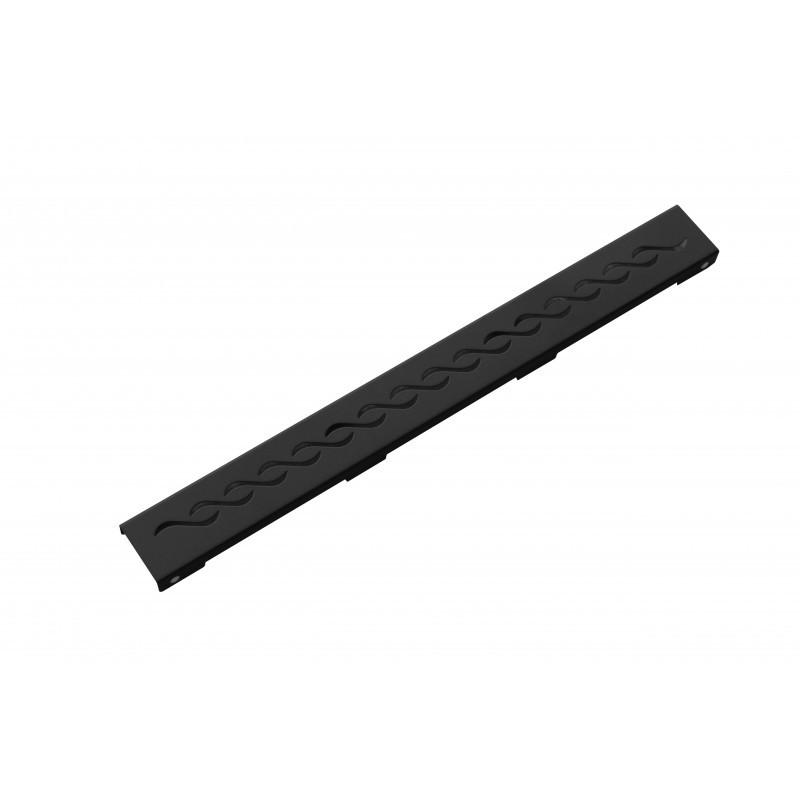 Odtokový žlab nízký MEXEN FLAT BLACK 70 cm - vzor G18