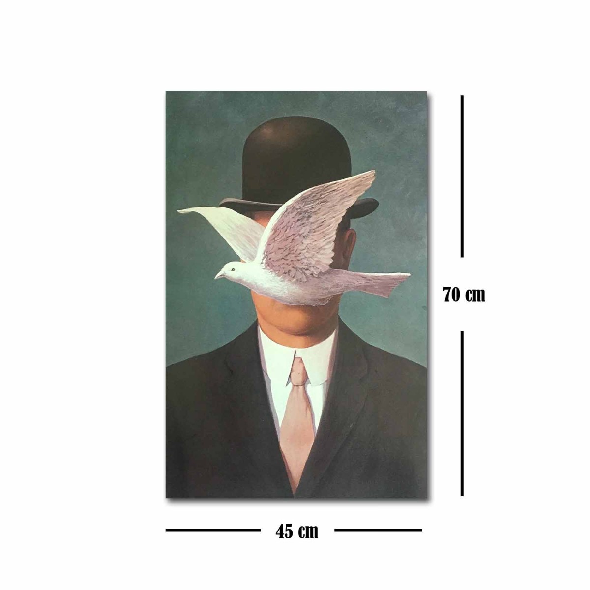 Wallity Reprodukce obrazu René Magritte 099 45 x 70 cm