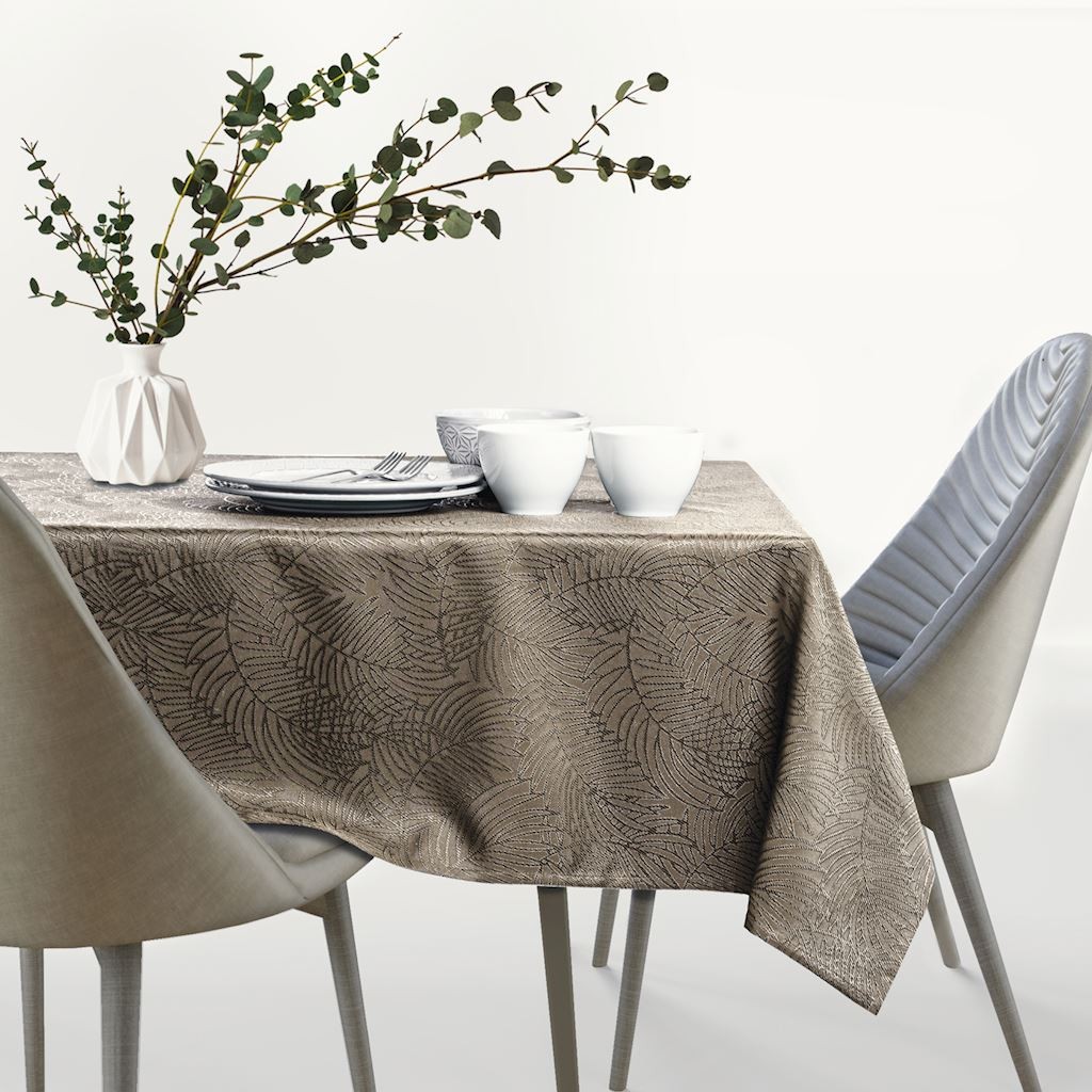 Sada prostírání AmeliaHome Gaia cappuccino, velikost 115x300+35x300