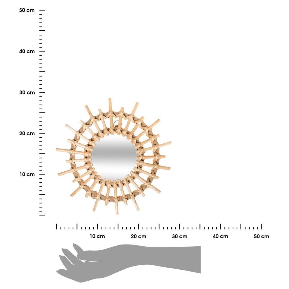 DekorStyle Sada nástěnných zrcadel Sun 28 cm - 3 kusy