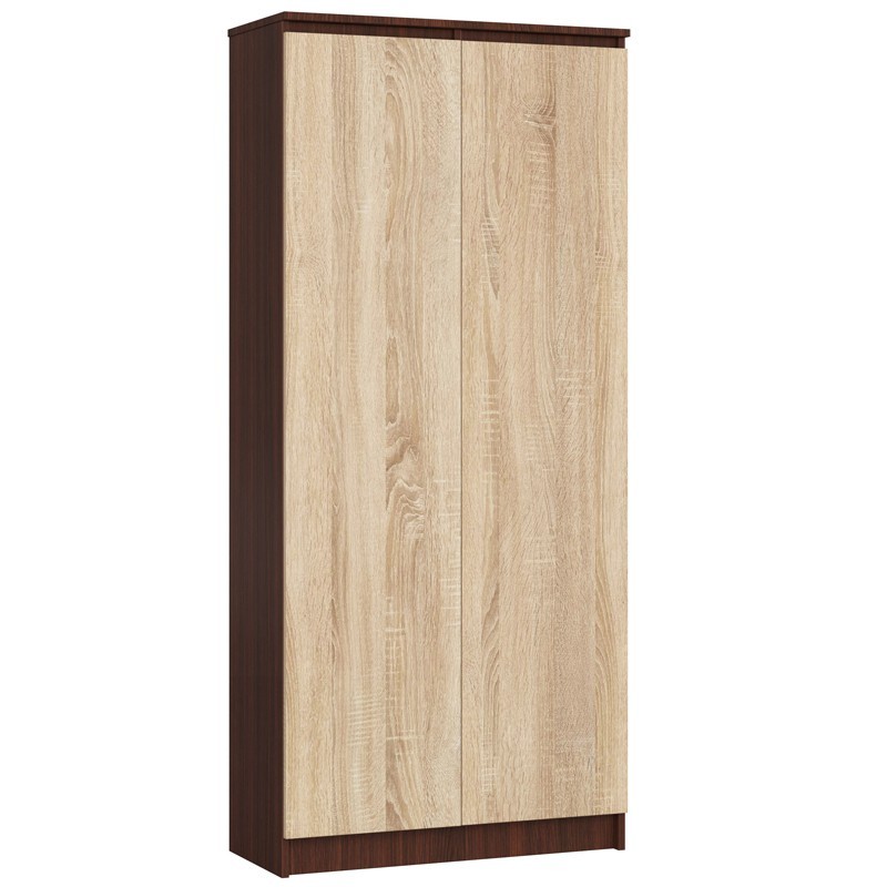 Ak furniture Skříň Rexa III 80 cm wenge/dub sonoma