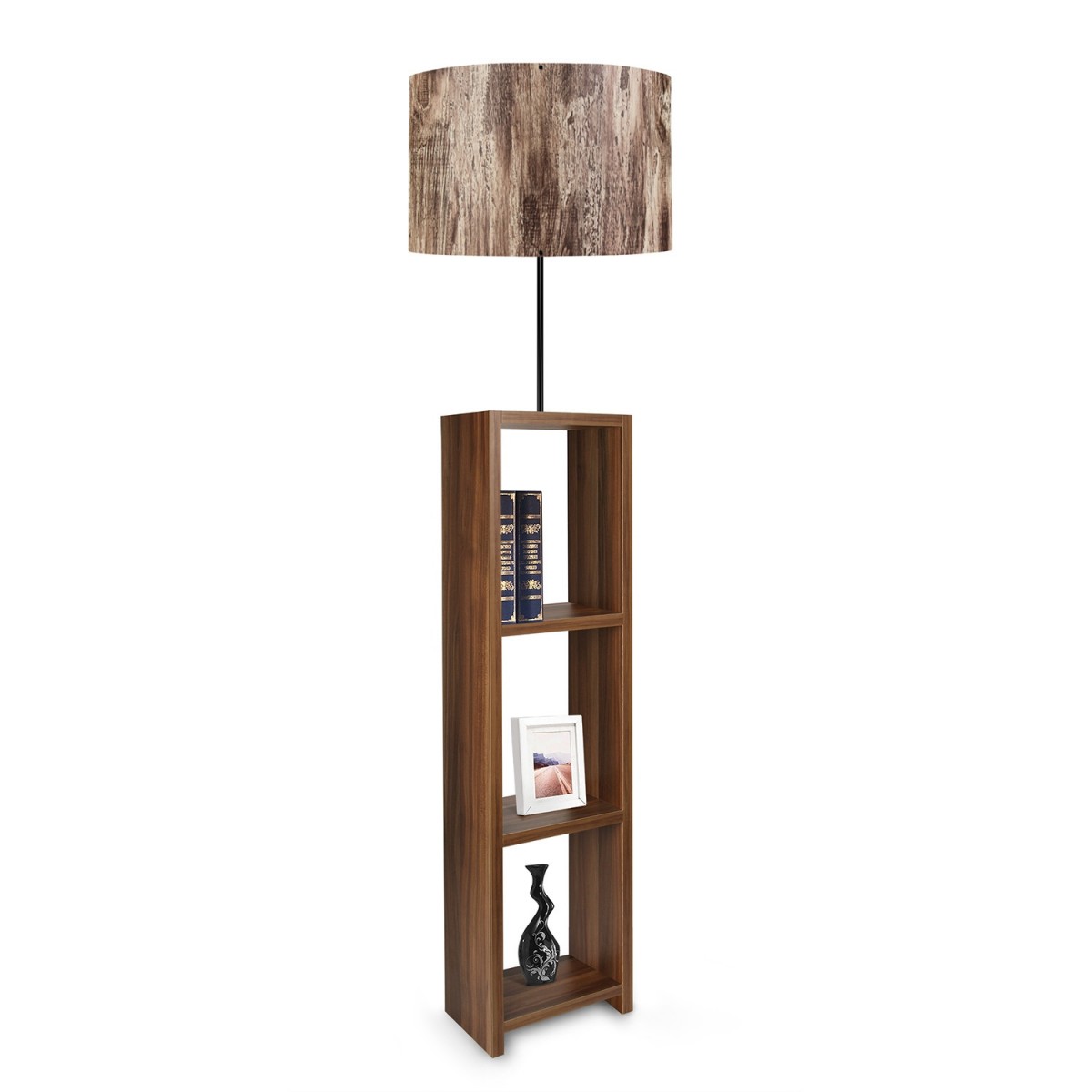 Opviq Stojací lampa AYD 140 cm hnědo-béžová