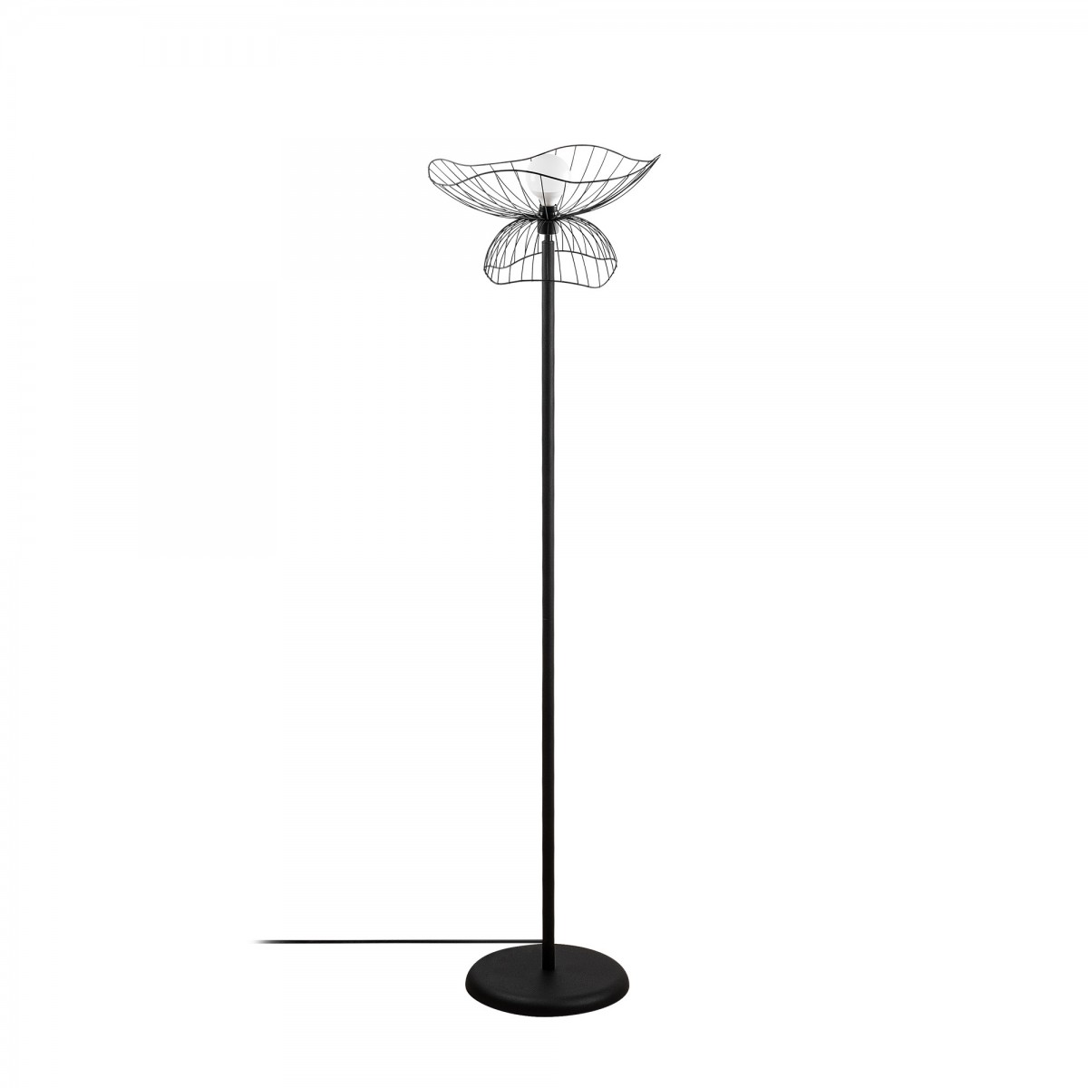 Opviq Stojací lampa Farac 148 cm černá