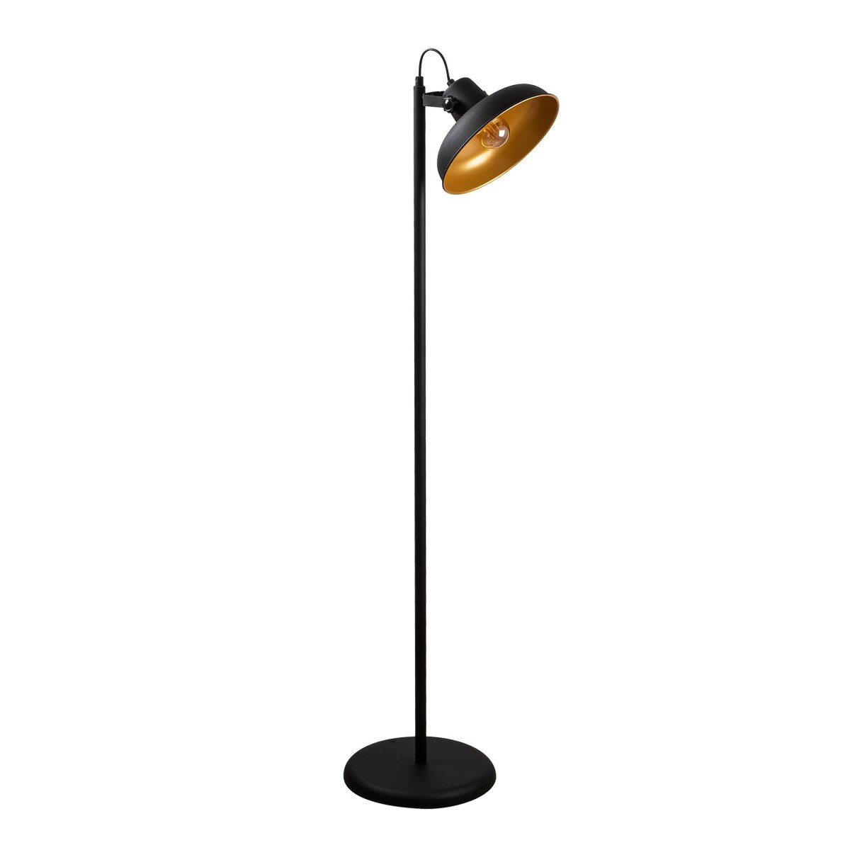 Opviq Stojací lampa Lik III 145 cm černá