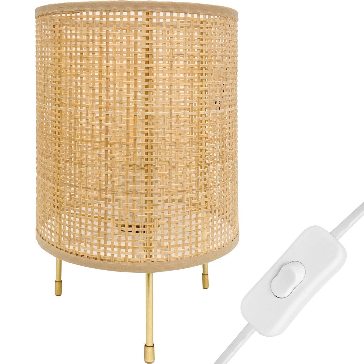 TooLight Stolní lampa BOHO bambusová