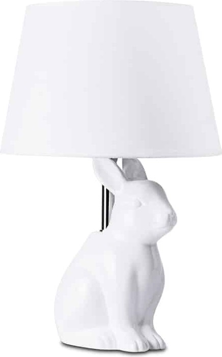 Konsimo Stolní lampa LEPUS bílá