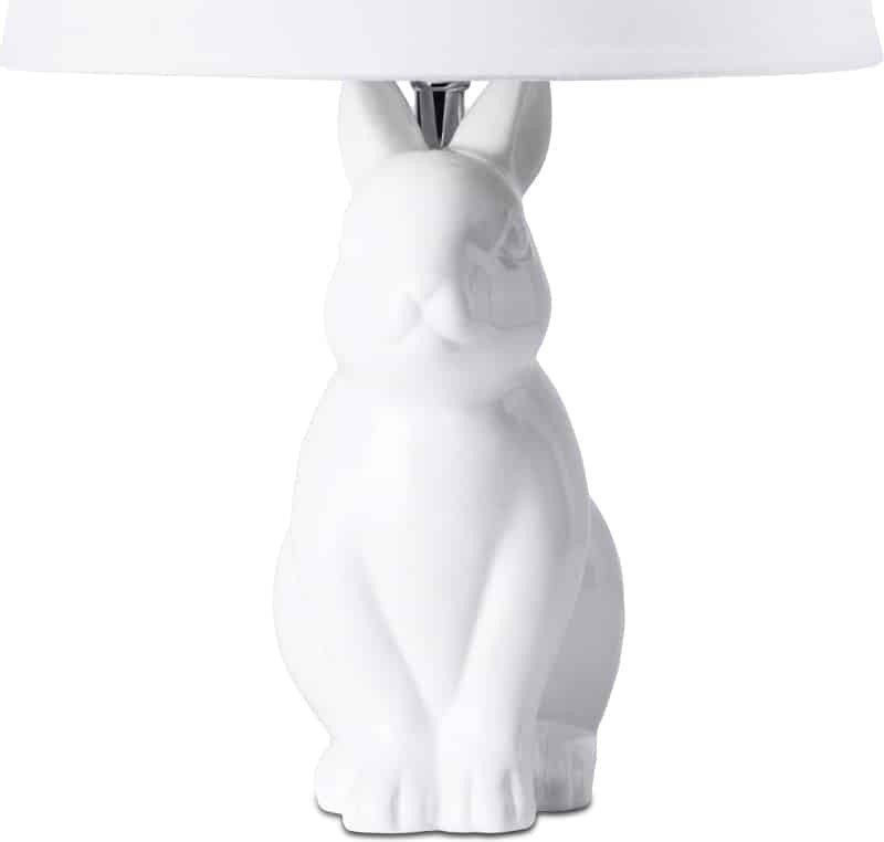 Konsimo Stolní lampa LEPUS bílá