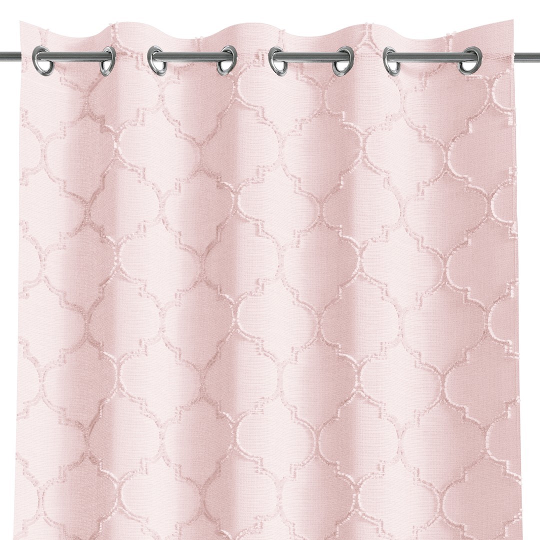 Záclona AmeliaHome Delva I růžová, velikost 140x270