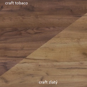 ArtCross Obývací stěna HUGO II Barva: craft bílý / craft tobaco