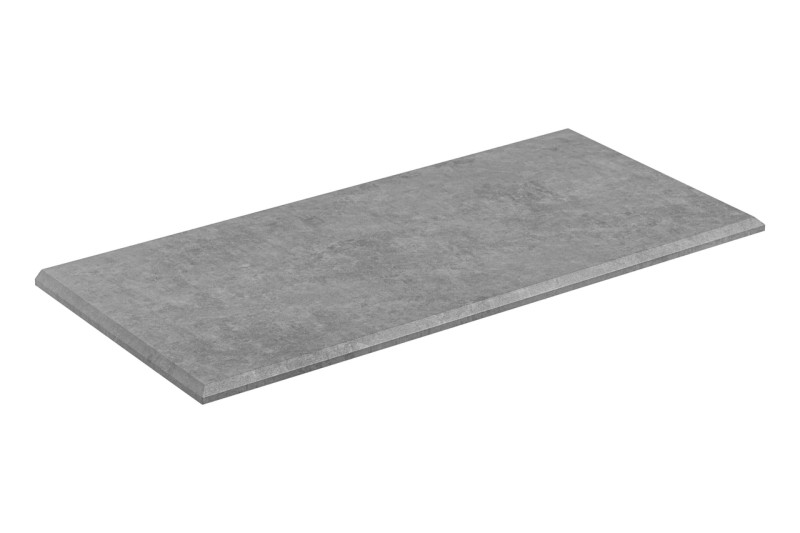 ArtCom Deska pod umyvadlo HAVANA Concrete | beton Havana: Deska pod umyvadlo Concrete 90-120 - 120 cm