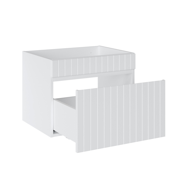 ArtCom Koupelnová skříňka s umyvadlem a deskou ICONIC White DU60/1 | 60 cm