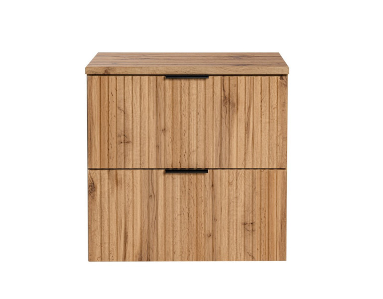 ArtCom Koupelnová skříňka s umyvadlem a deskou ADEL Oak DU60/1 | 60 cm