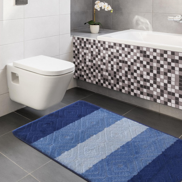 Sada koupelnových koberečků Montana 03N modrá