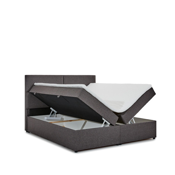 Boxspring PILANSI 02 140x200, hnědá látka