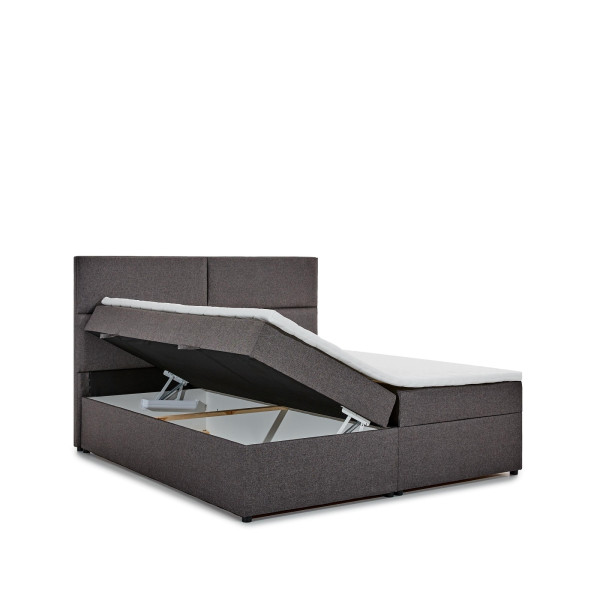 Boxspring PILANSI 02 140x200, hnědá látka