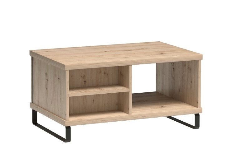 Konferenční stolek FRAGILIS 1S, dub artisan/černá