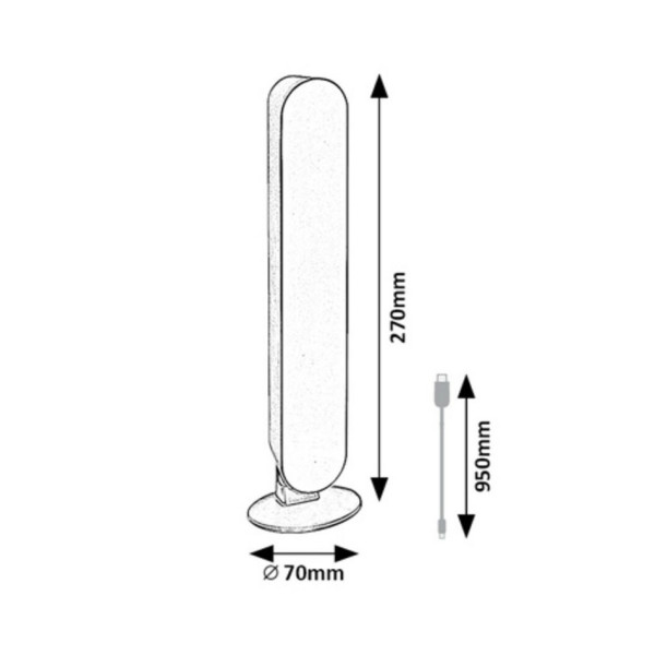 Rabalux 76016 stolní LED lampa