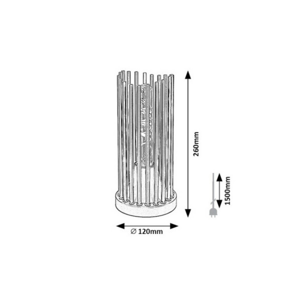 Rabalux 74021 stolní lampa Roxas