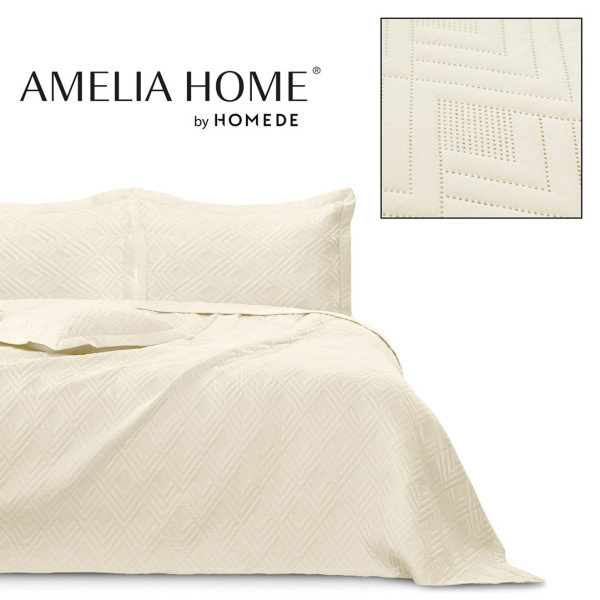 Přehoz na postel AmeliaHome Ophelia II béžový, velikost 200x220