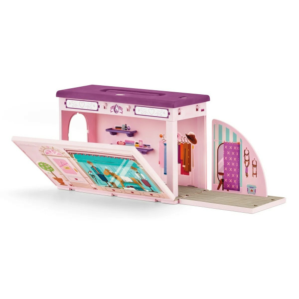 Schleich 42587 Mobilní butik pro koně, 29 x 18,6 x 11,8 cm