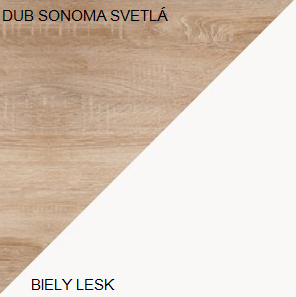 ArtCross Konferenční stolek BETA Barva: dub sonoma světlý