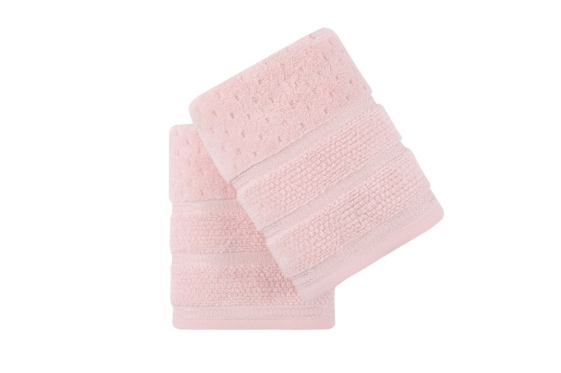 Lessentiel Sada 2 ručníků ARELLA 50x90 cm pudrově růžová