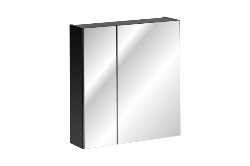 ArtCom Zrcadlová skříňka SANTA FE Black 84-60 | 60 cm