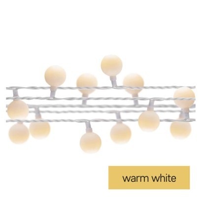 EMOS Světelný LED řetěz Cherry s časovačem 4 m teplá bílá